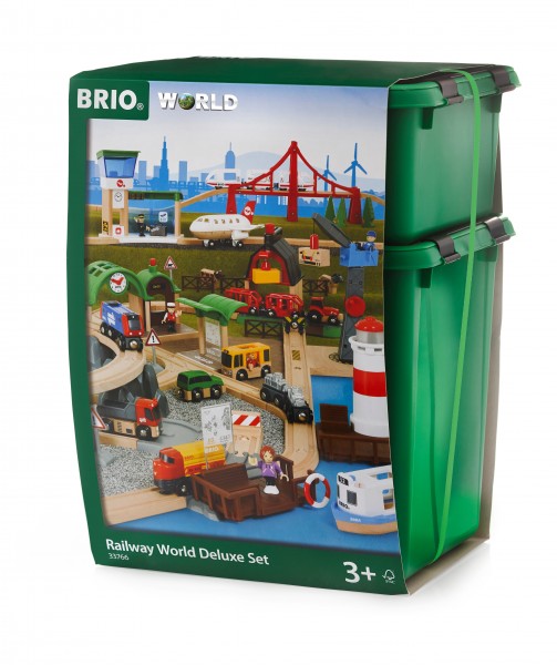 BRIO 33766 Großes BRIO Premium Set in Kunststoffboxen