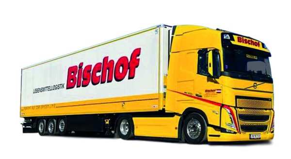 HERPA 954372 Volvo FH Gl. XL 2020 Kühlkoffer-Sattelzug "Bischof" (A)