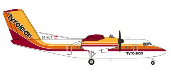 HERPA 559553 Tyrolean Airways De Havilland Canada DHC-7