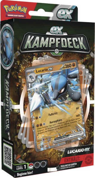 Pokémon 45498 PKM EX-Kampfdeck Mai 2023 LUCARIO