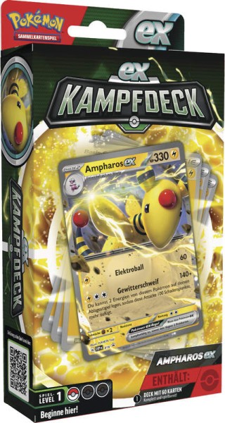 Pokémon 45498 PKM EX-Kampfdeck Mai 2023 AMPHAROS