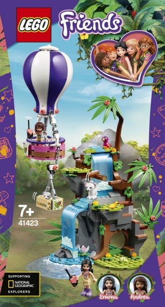 LEGO® Friends 41423 Tiger-Rettung mit Heißluftballon
