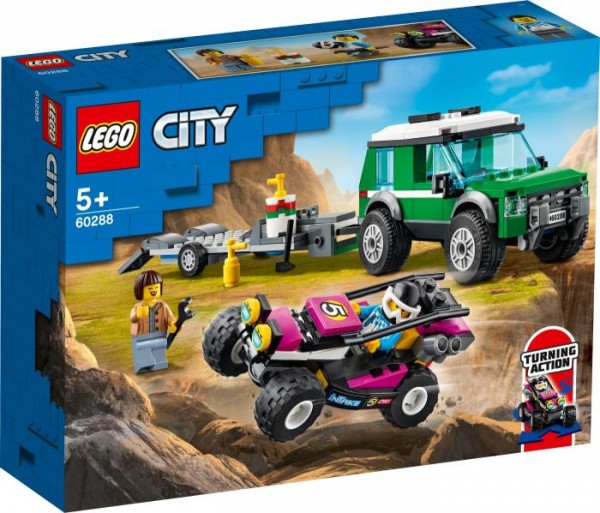LEGO® City 60288 Rennbuggy-Transporter
