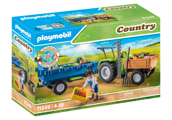 Playmobil® 71249 Traktor mit Hänger