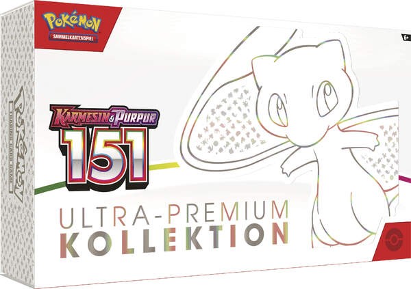 Pokémon 45561 Ultra Premium Collection - KARMESIN & PURPUR 151