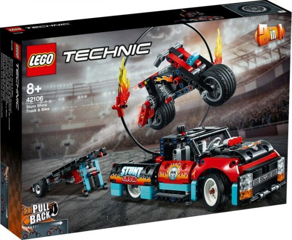 LEGO® Technic 42106 Stunt-Show mit Truck und Motorrad