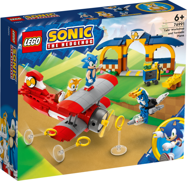 LEGO® 76991 Tails‘ Tornadoflieger mit Werkstatt