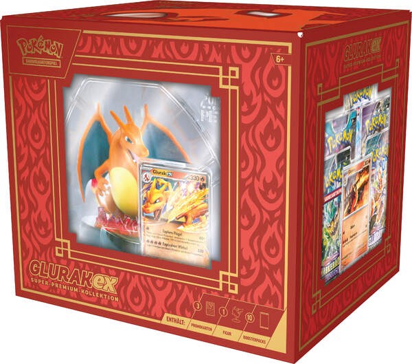 Pokémon 45902 Super-Premium-Kollektion Glurak-ex