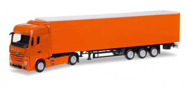 HERPA 307451 Scania R Highline Gardinenplanen-Sattelzug, unbedruckt