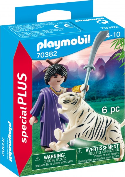PLAYMOBIL® 70382 Asiakämpferin mit Tiger