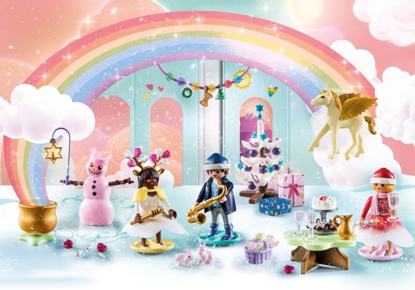 PLAYMOBIL® 71348 Adventskalender "Weihnachtsfest unter dem Regenbogen"