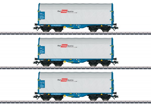 Märklin 47225 Schiebeplanenwagen-Set