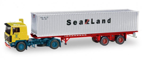 HERPA 071437 Volvo F10 Container-Sattelzug "Auf Achse"