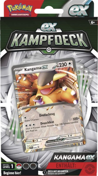Pokémon 45550 PKM EX-Kampfdeck Oktober 2023 - KANGAMA EX