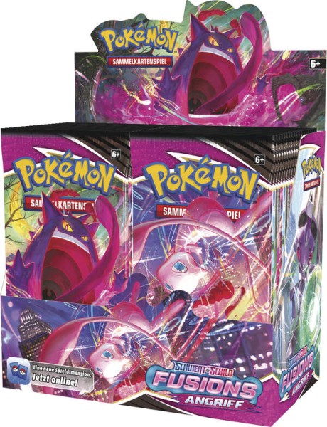 Pokémon 45320 PKM SWSH08 Booster DE Fusions Angriff Display mit 36 Booster Packs