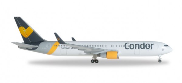 HERPA 527521 Condor Boeing 767-300ER "Sunny Heart" colors