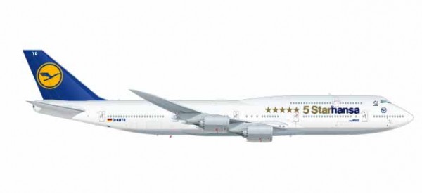 HERPA 531504 Lufthansa Boeing 747-8 Intercontinental "Starhansa" - D-ABYM "Bayern"