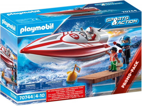 PLAYMOBIL® 70744 Speedboot mit Unterwassermotor