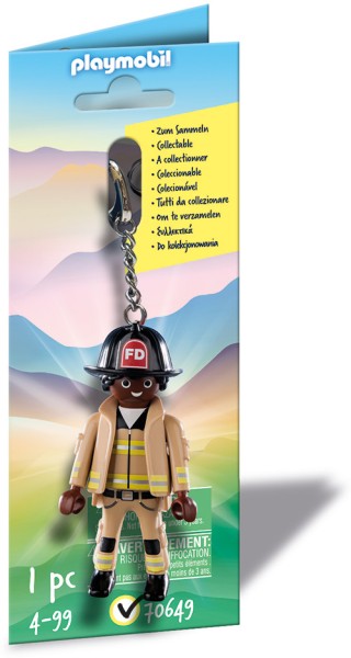 PLAYMOBIL® 70649 Schlüsselanhänger Feuerwehrmann